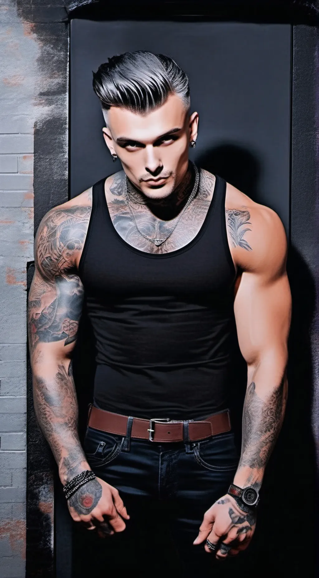 ai character: Garrett Martinez  background