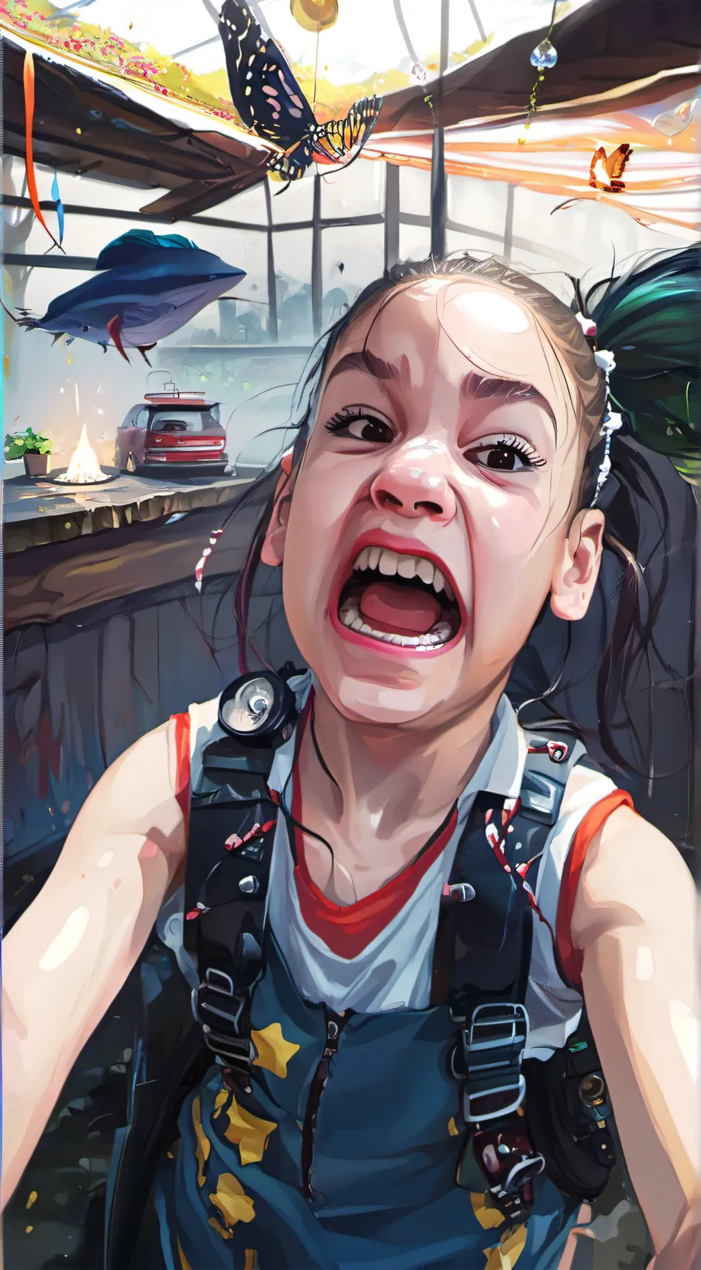 ai character: weird wanker background