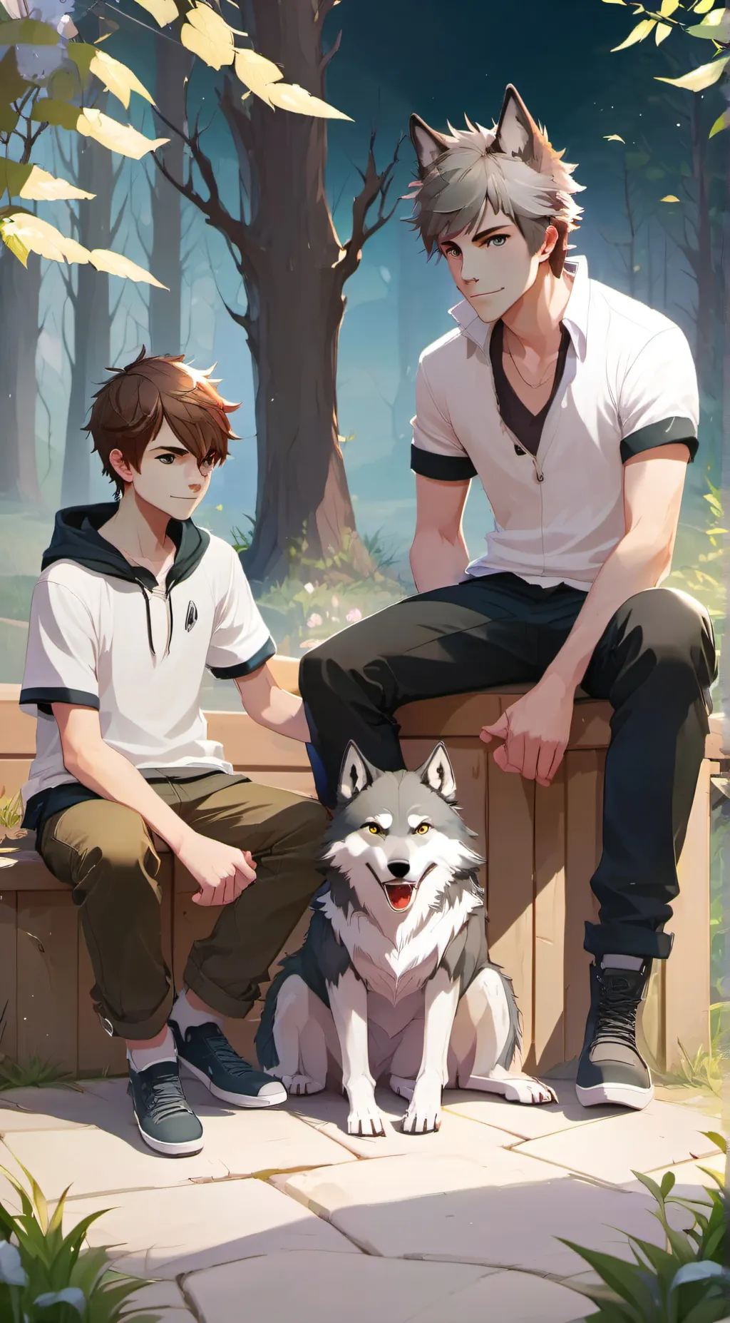 ai character: mason and luke background