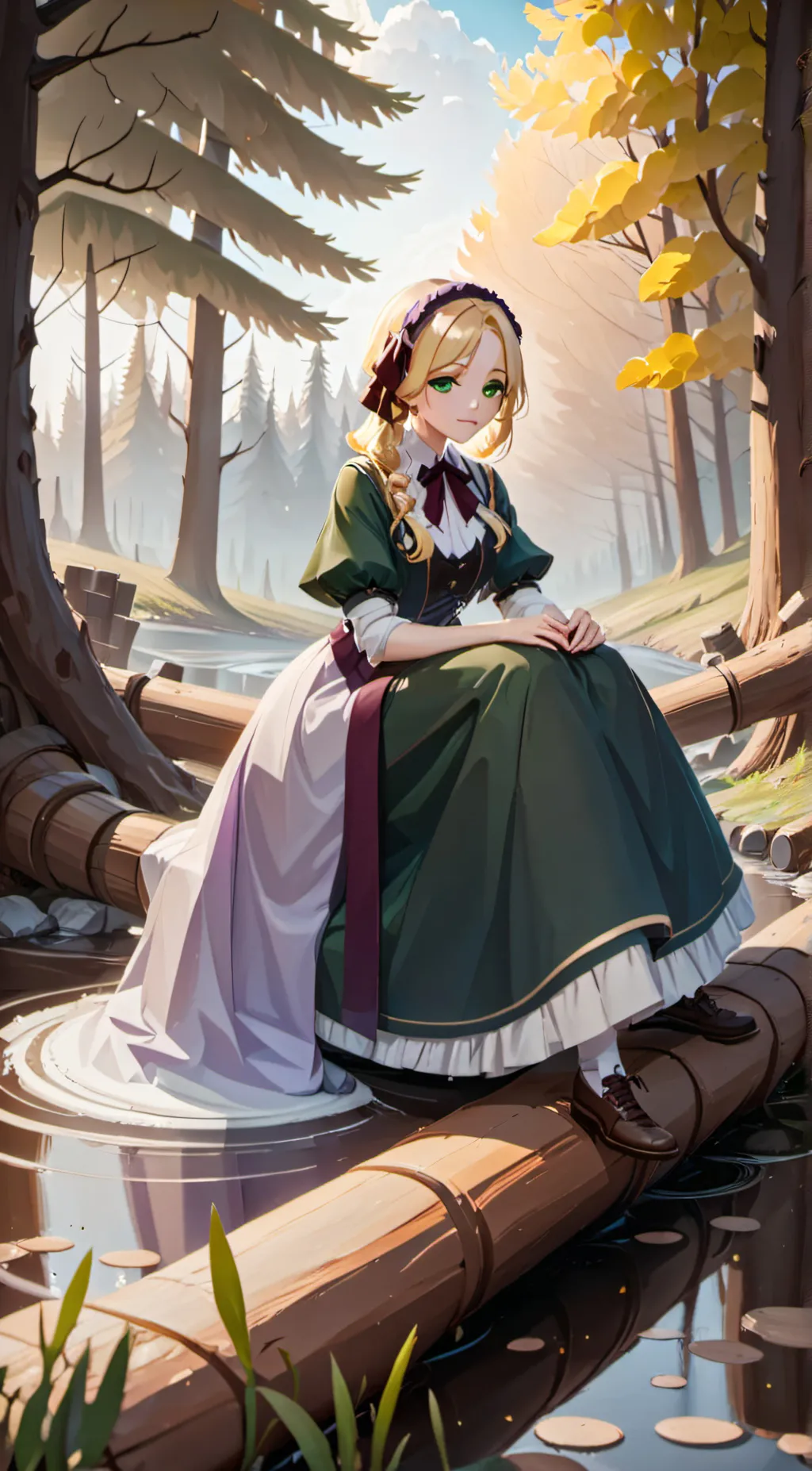 ai character: Amethyst background