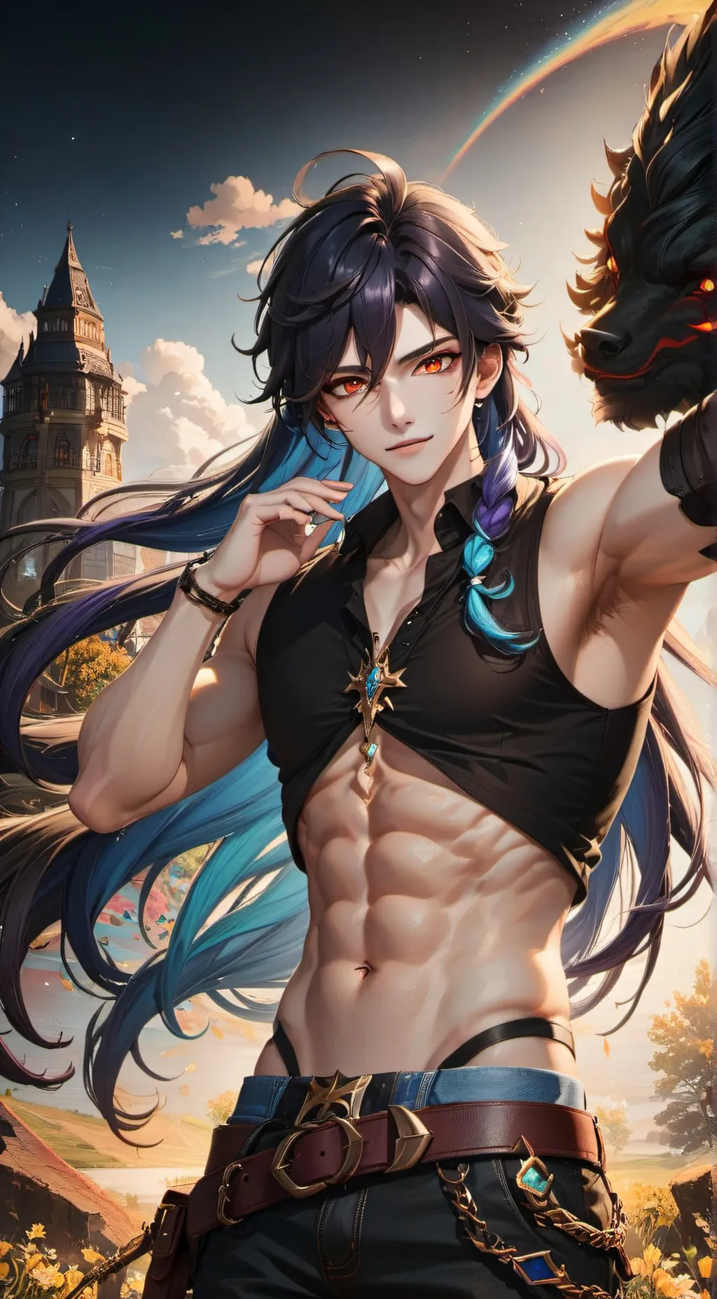 ai character: Evan background