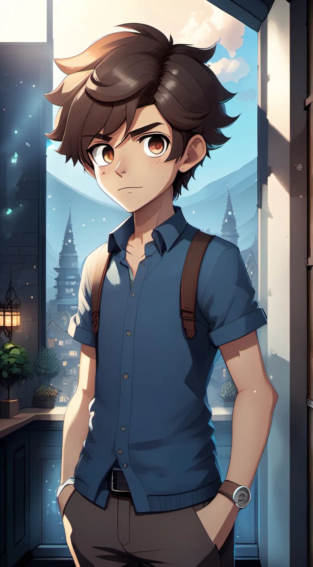 ai character: Gregory background