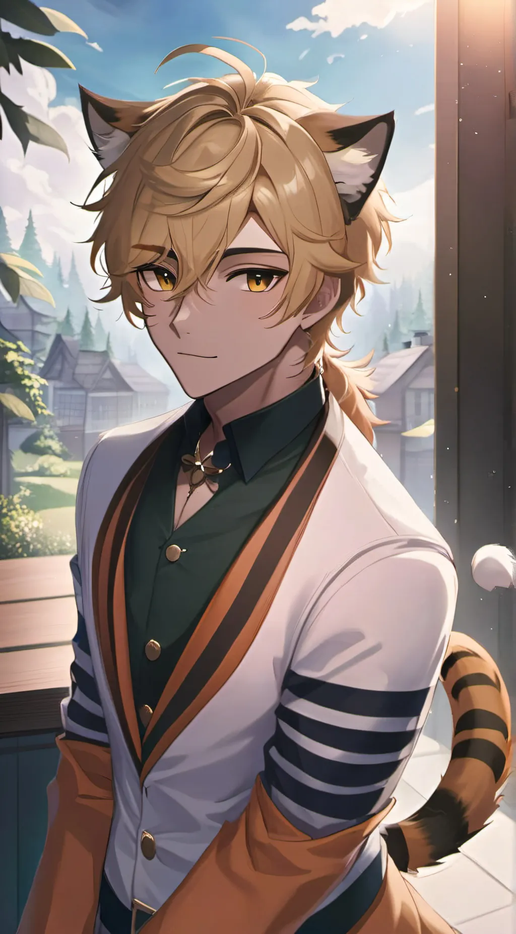 ai character: 🐅 ★ Kona ★ 🐅 background