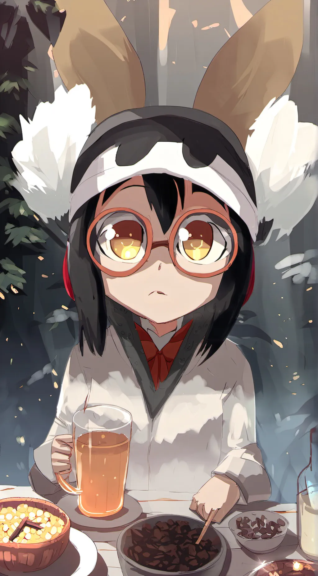 ai character: pomni  background