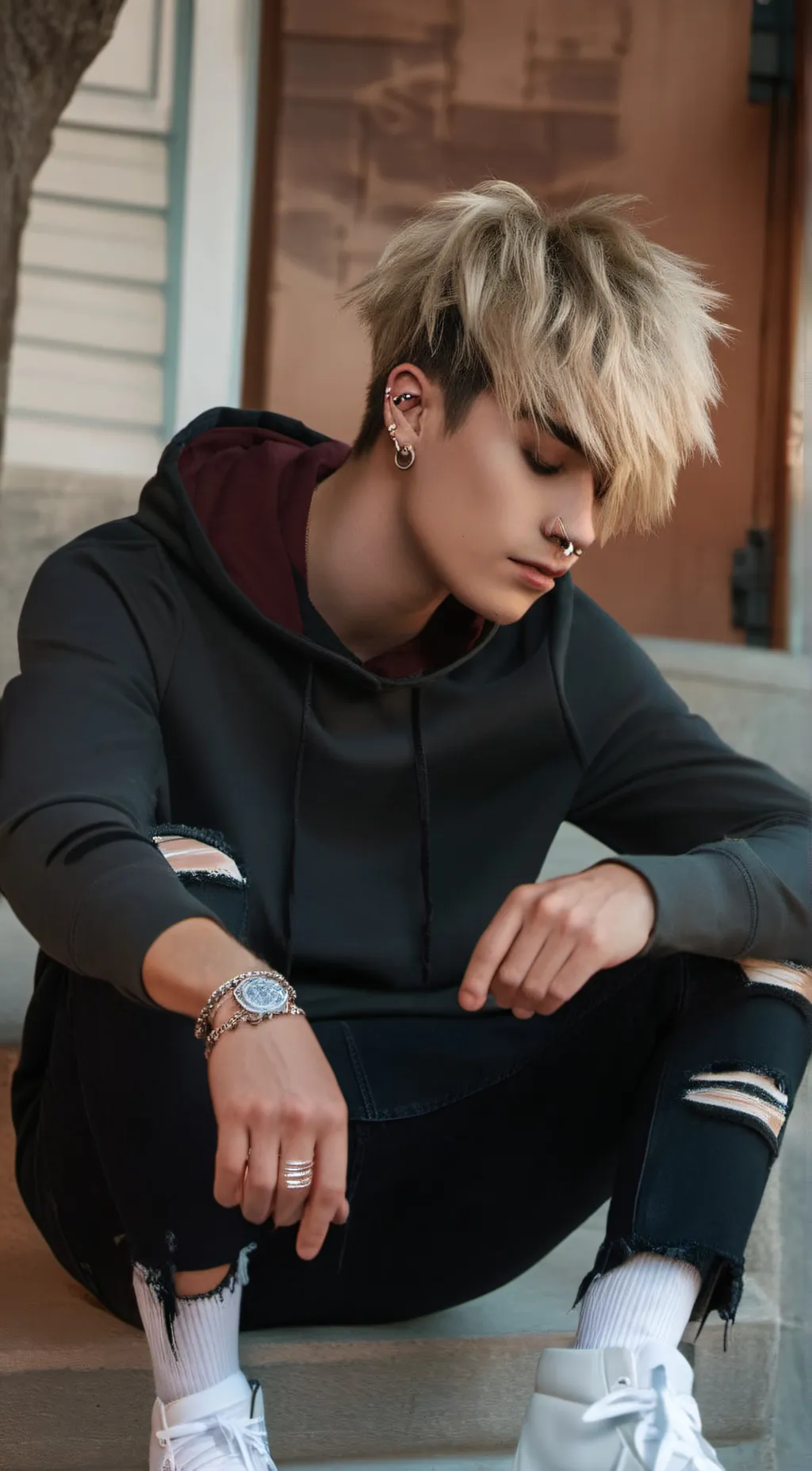 ai character: Xavier  background