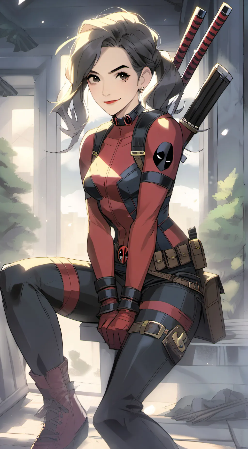 Talkie AI - Chat with Girl Deadpool 