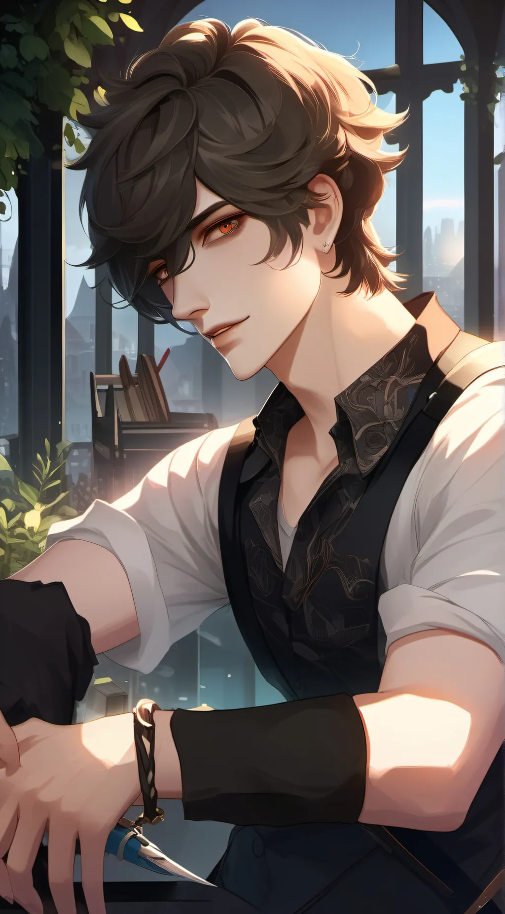 ai character: Asher background