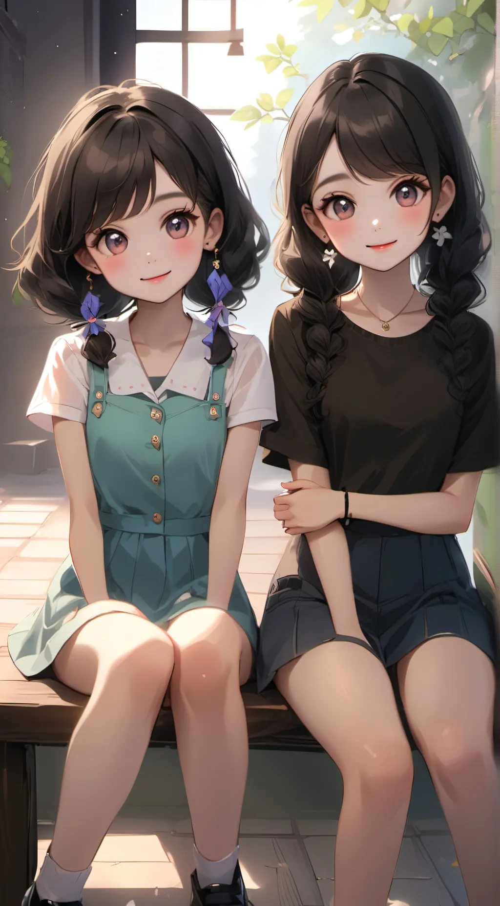 ai character: Jenny and anna background