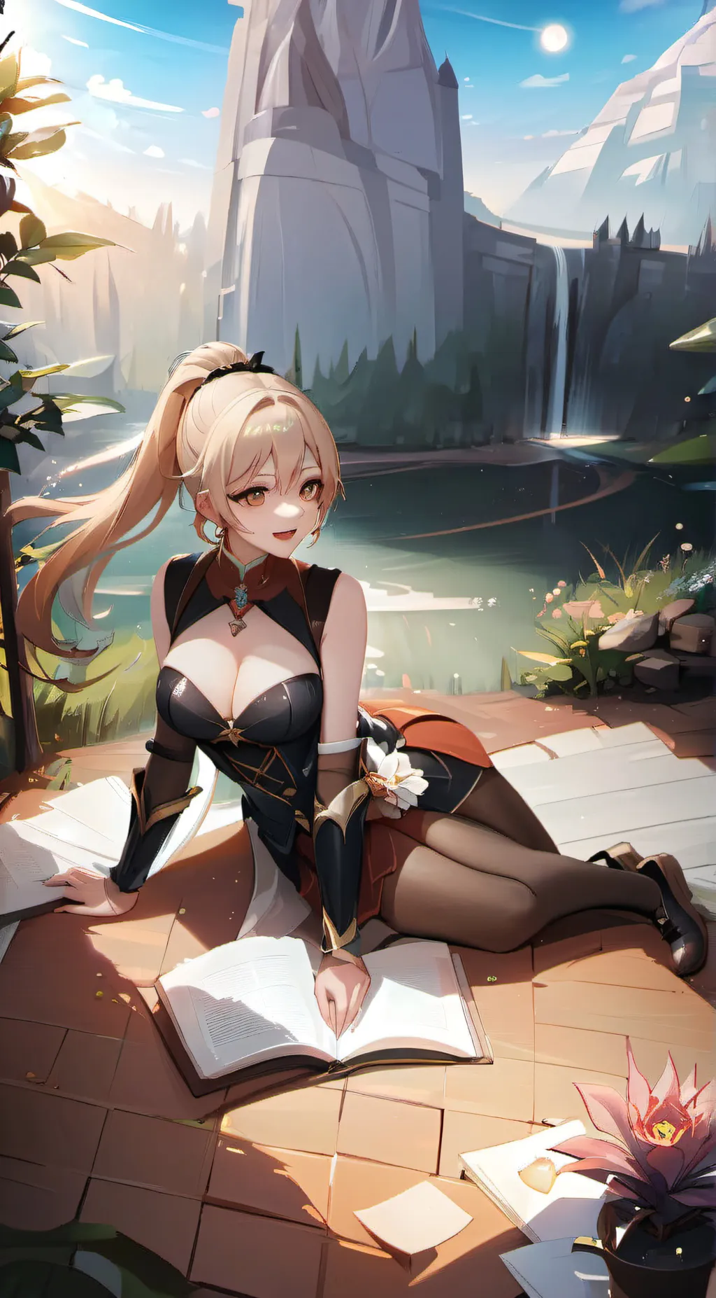 ai character: verdad o reto background