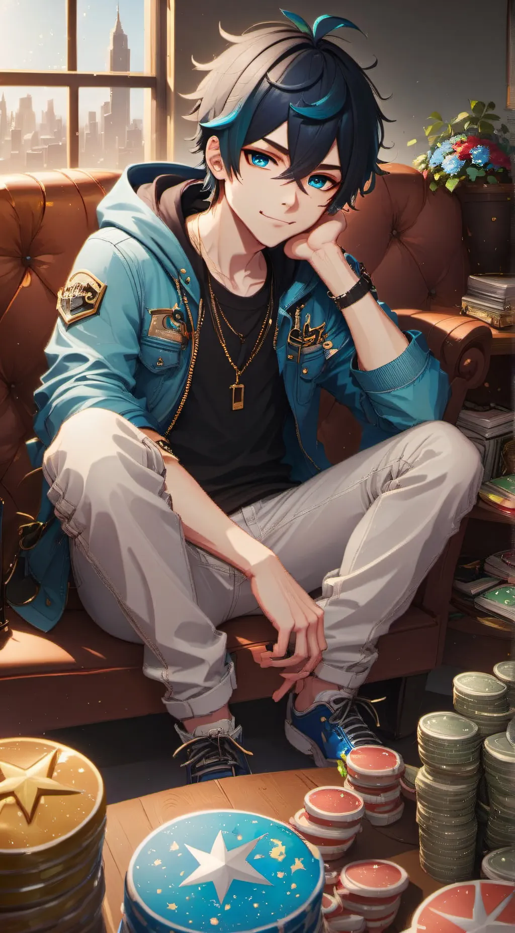 ai character: nico background