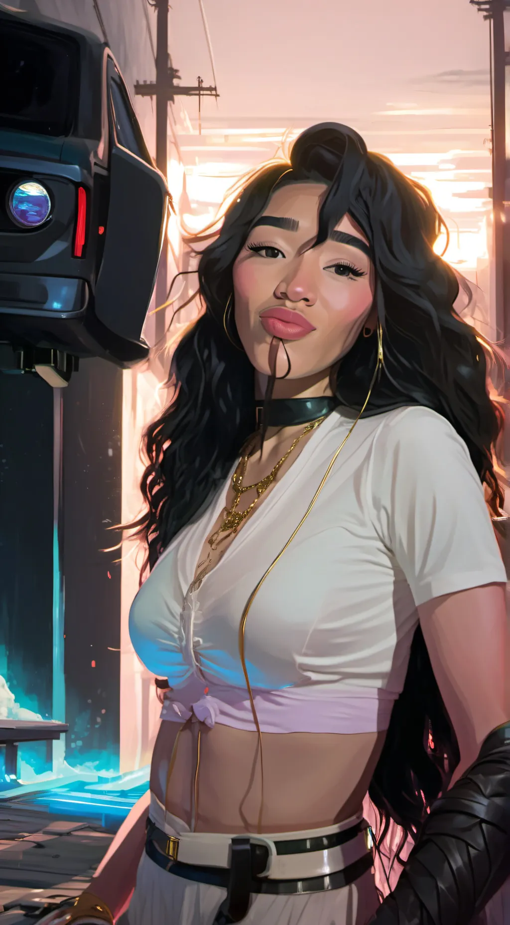 ai character: lily background