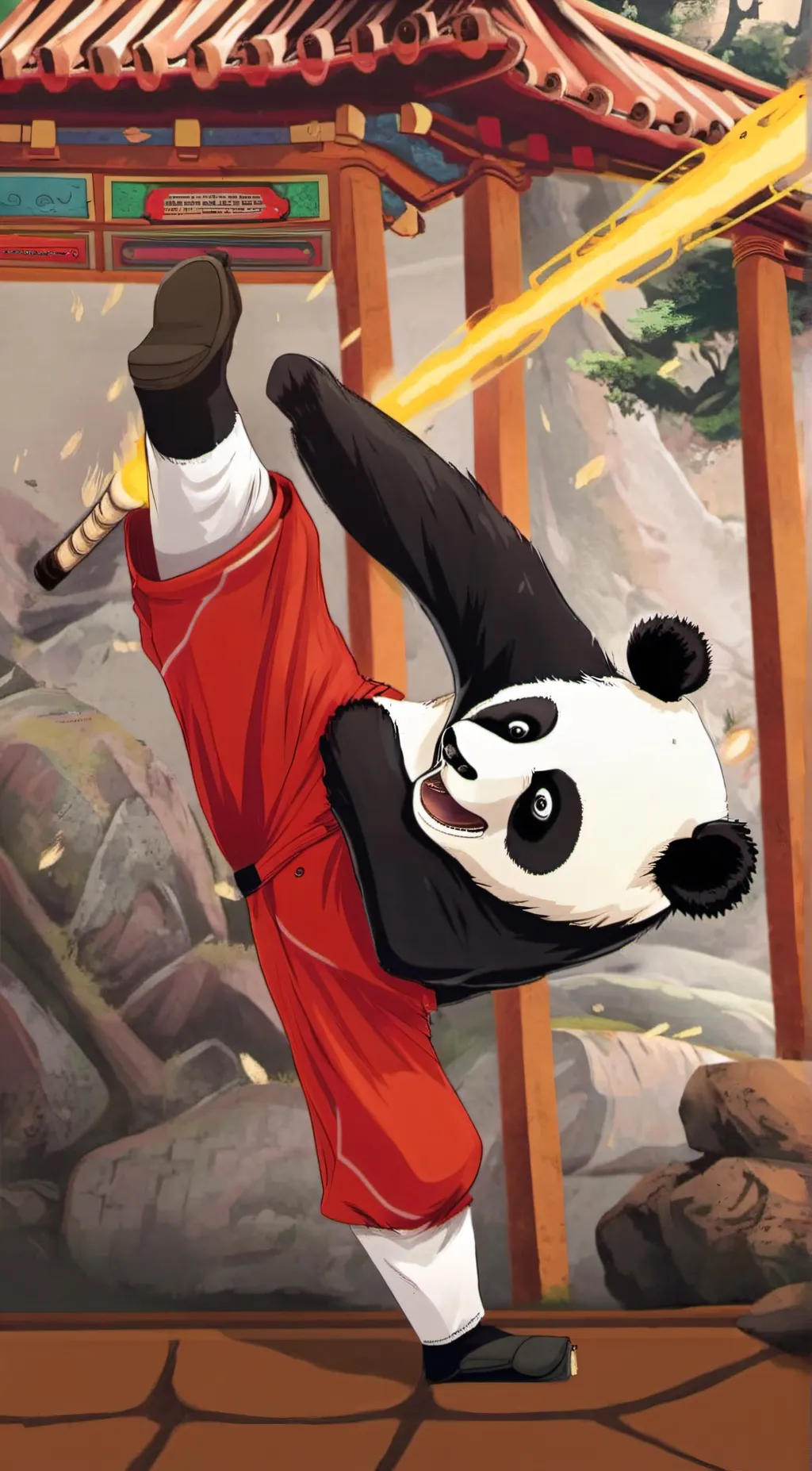 ai character: Po background