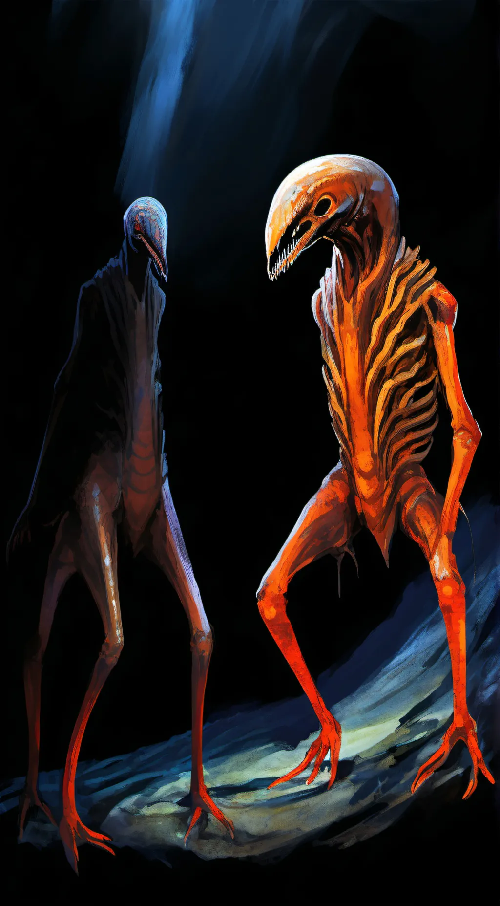 ai character: Figure background