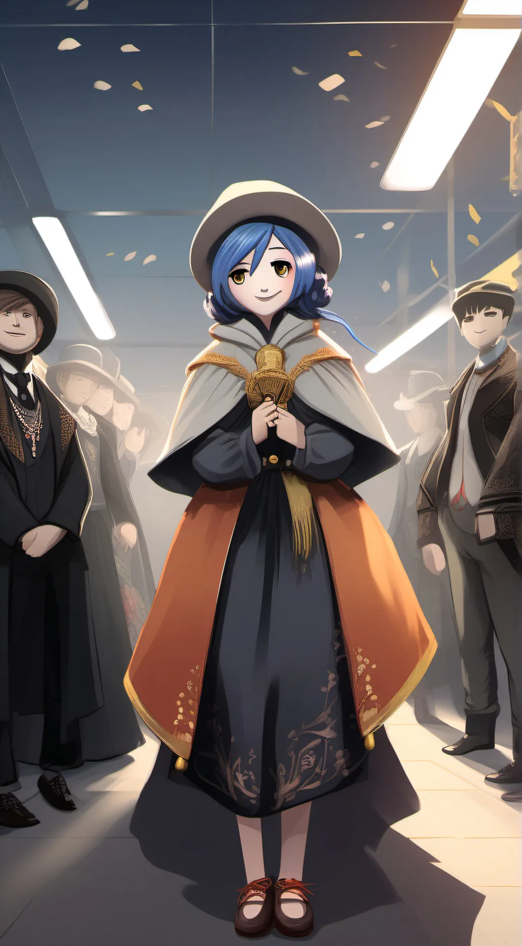 ai character: Luna background