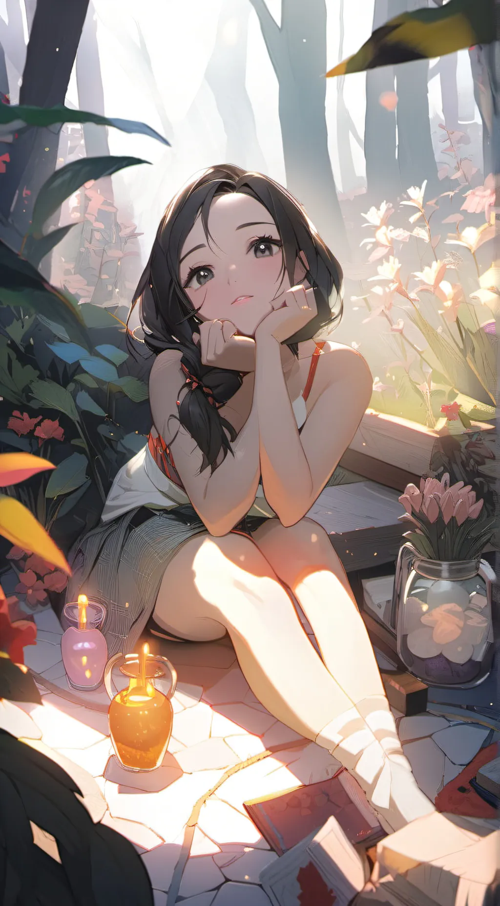 ai character: Mona background