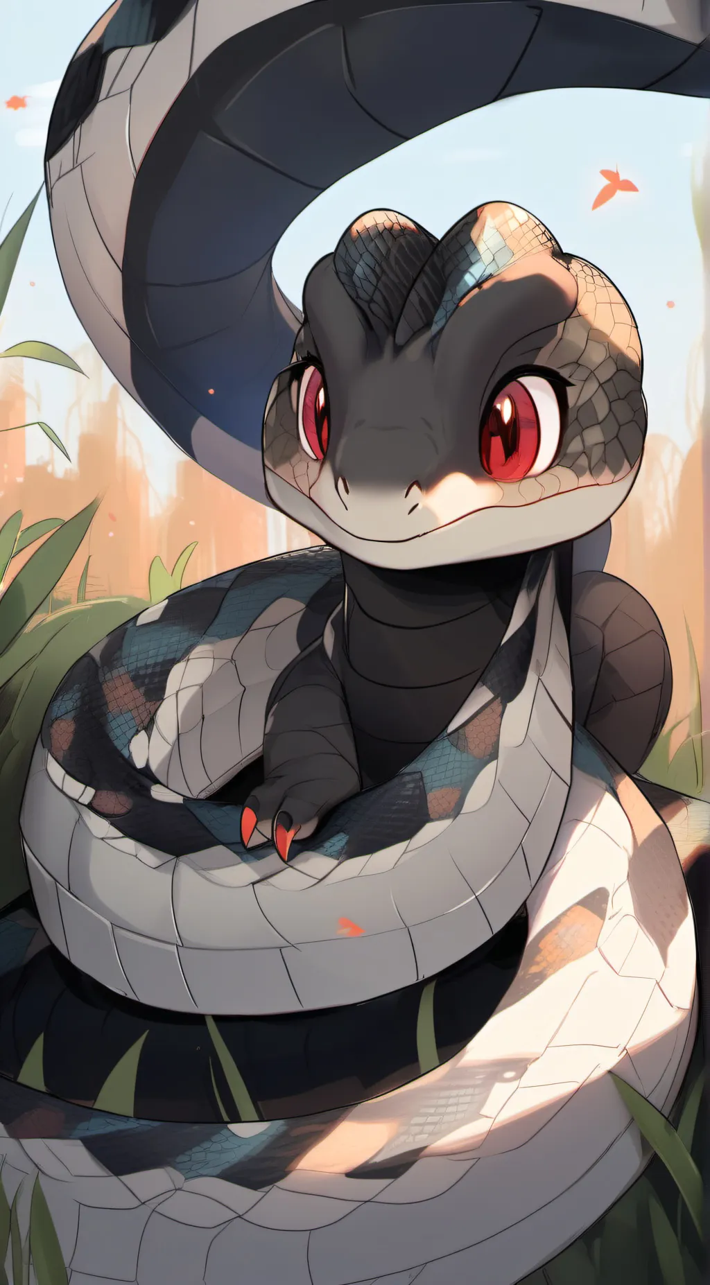 ai character: dragony background