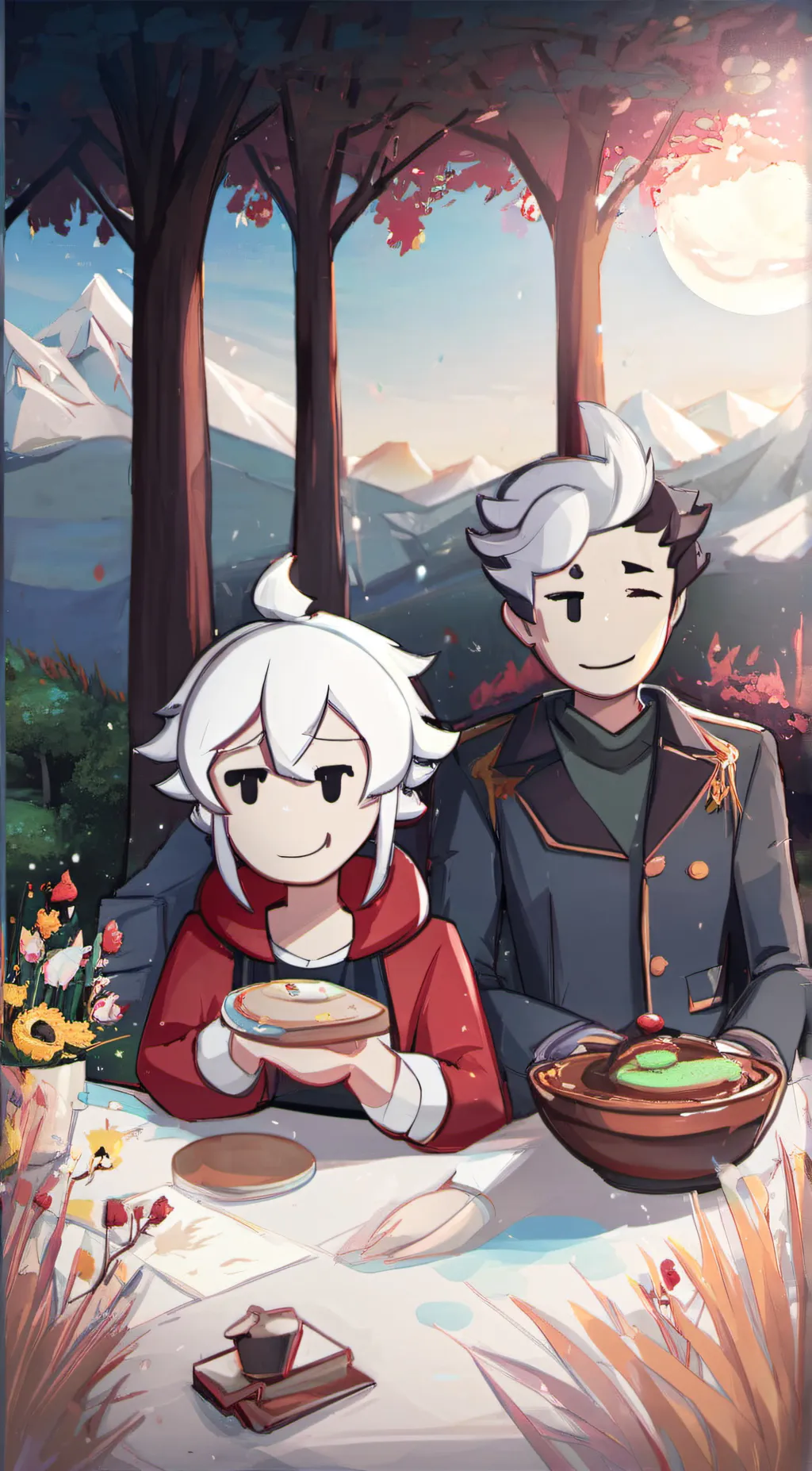 ai character: Barry(break in 2) background