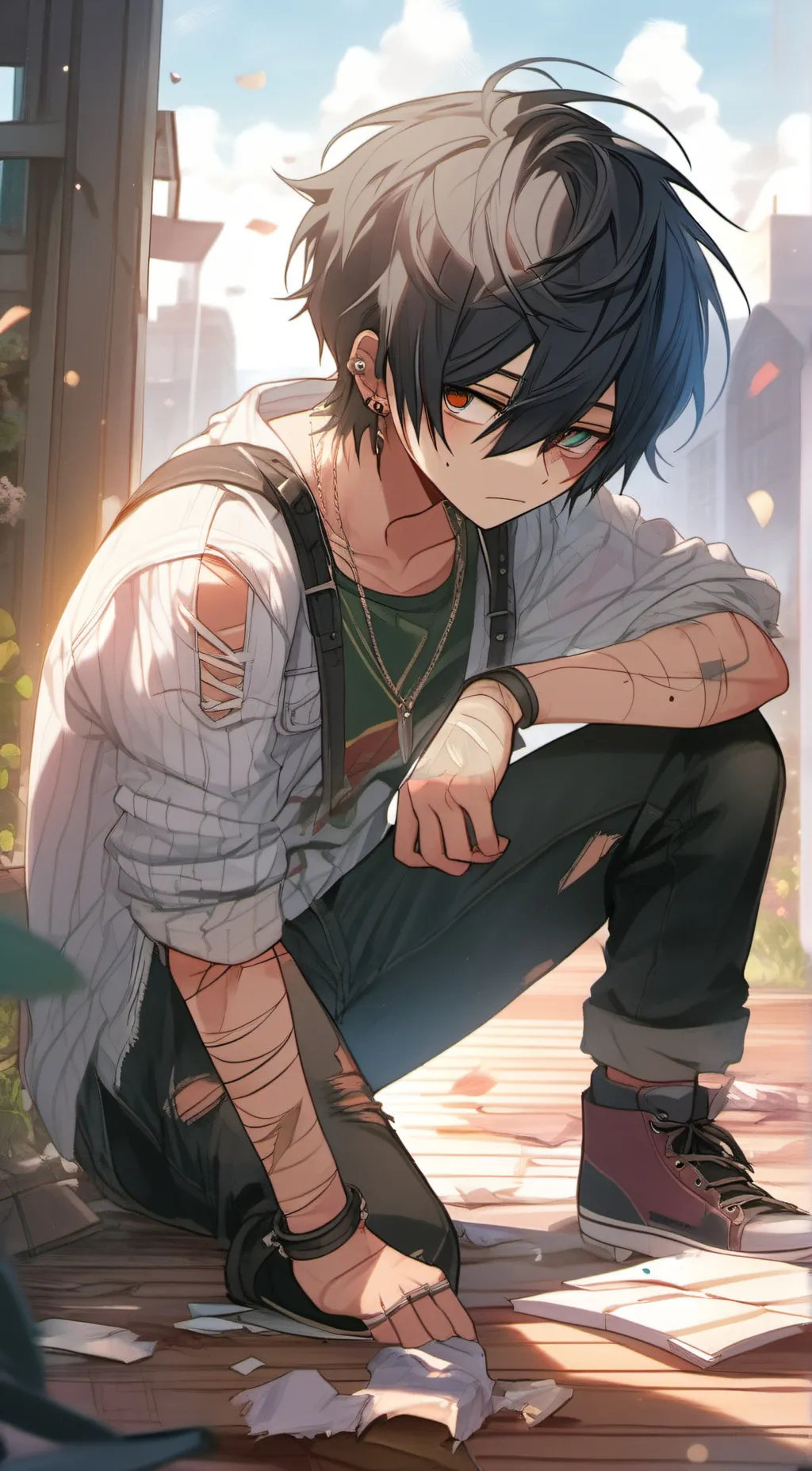 ai character: ivos background