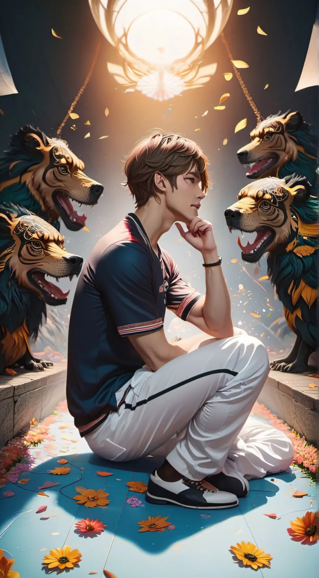 ai character: nidal background