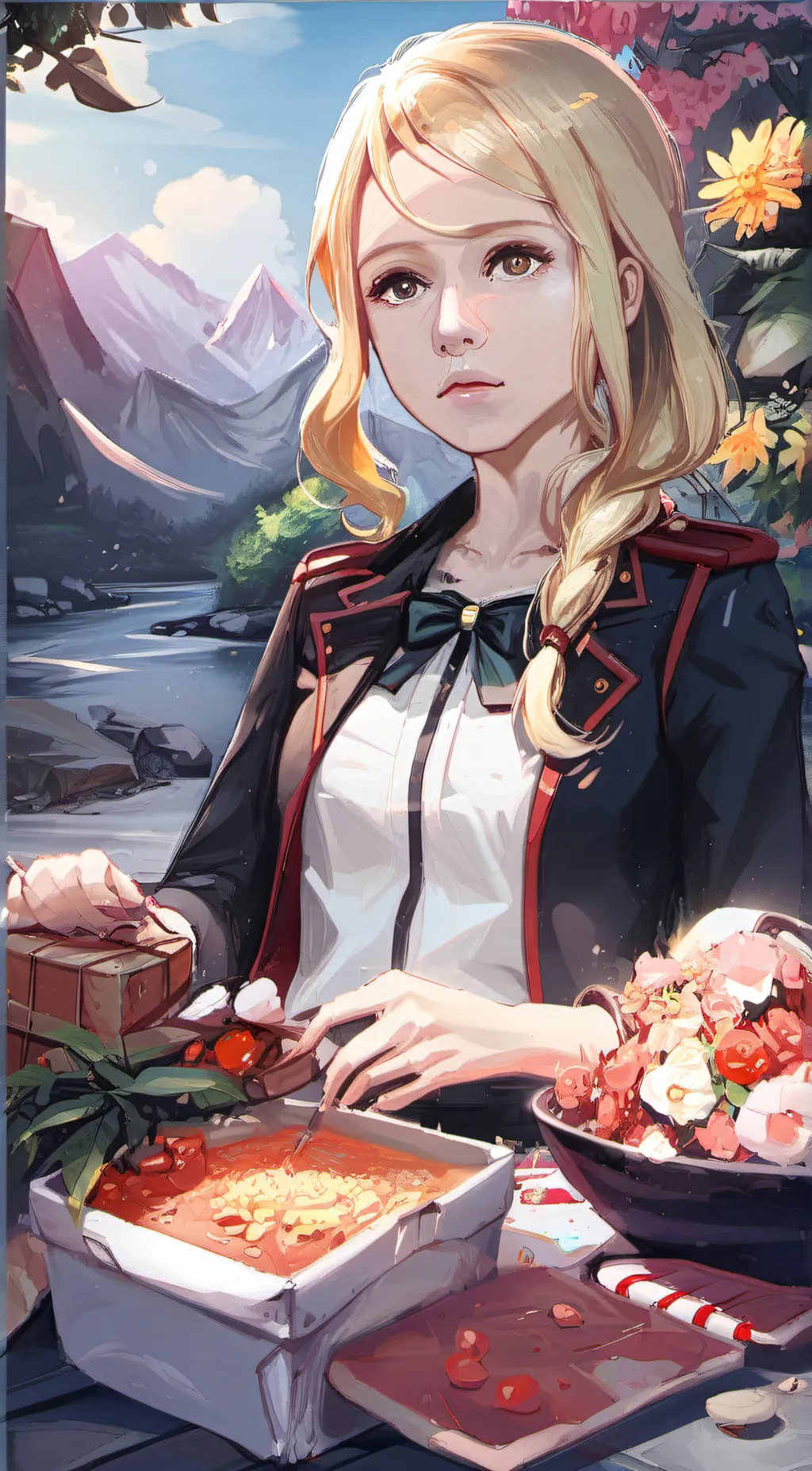 ai character: My best friend  background