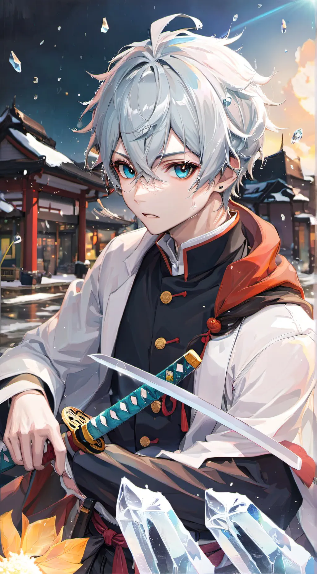 ai character: Hyoga background