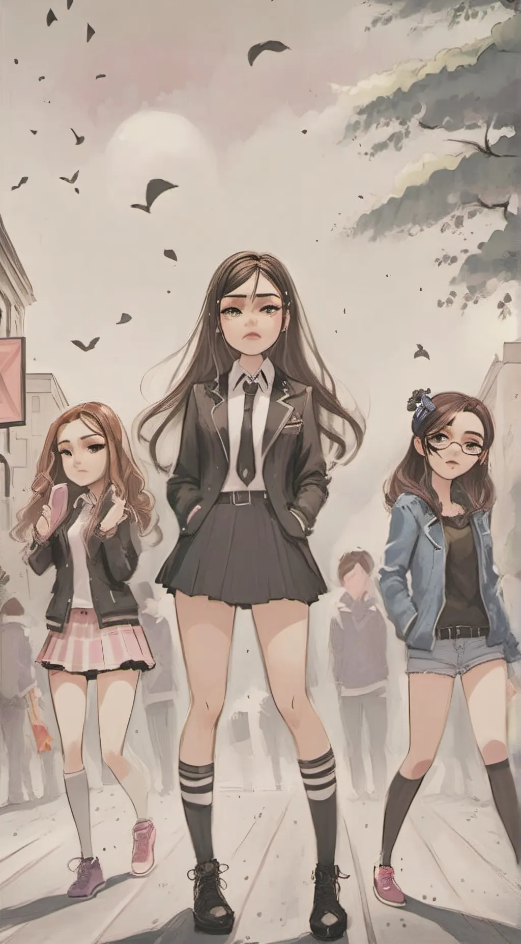 ai character: MEAN GIRLS background