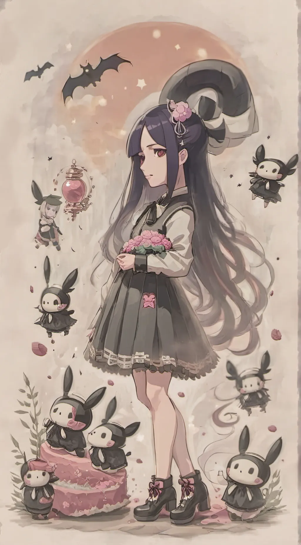 ai character: kuromi background