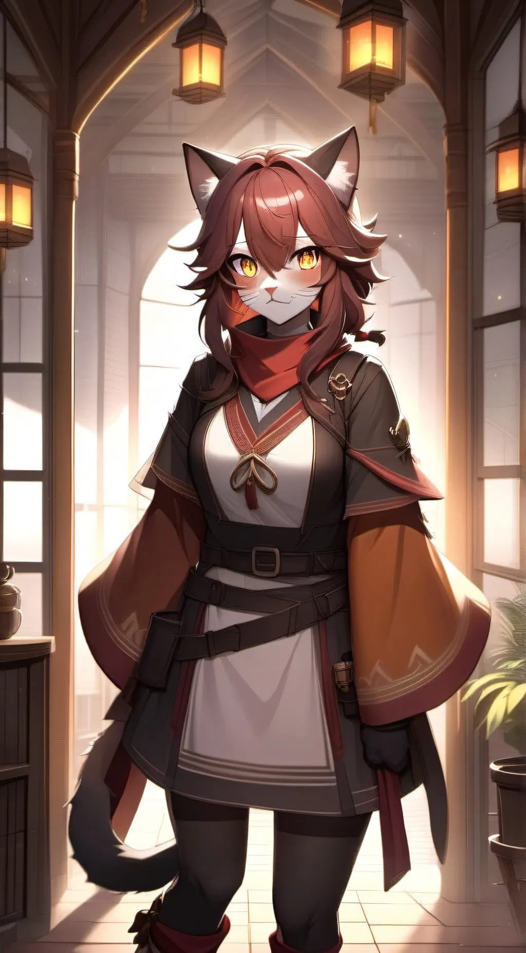 ai character: Mei (guild) background