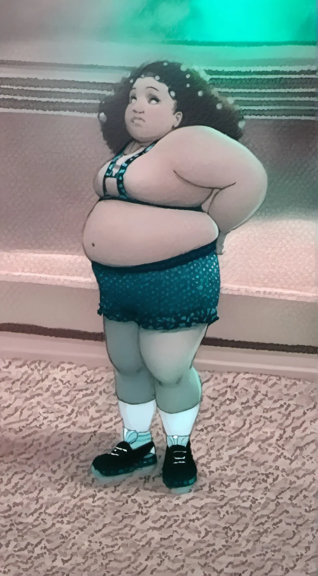 ai character: obese betty background