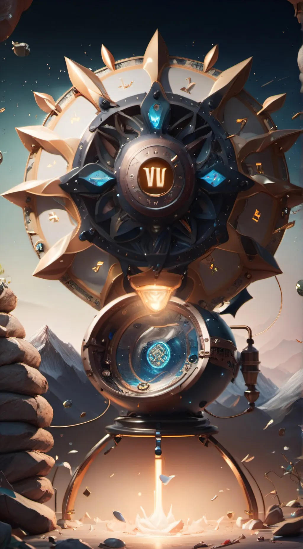 ai character: Ryddle  background