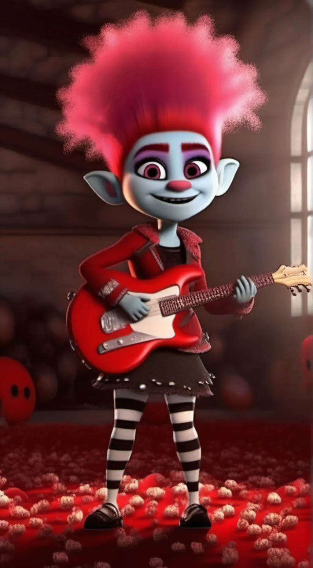 ai character: Queen barb background