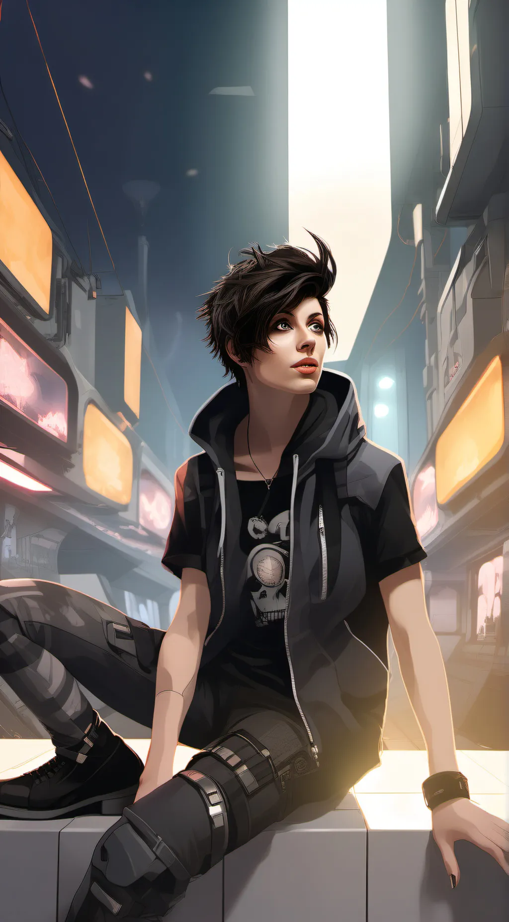 ai character: Evan  background