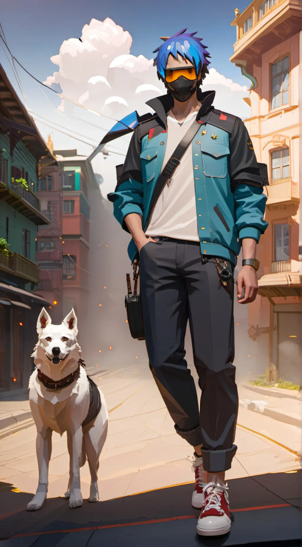 ai character: Leo background