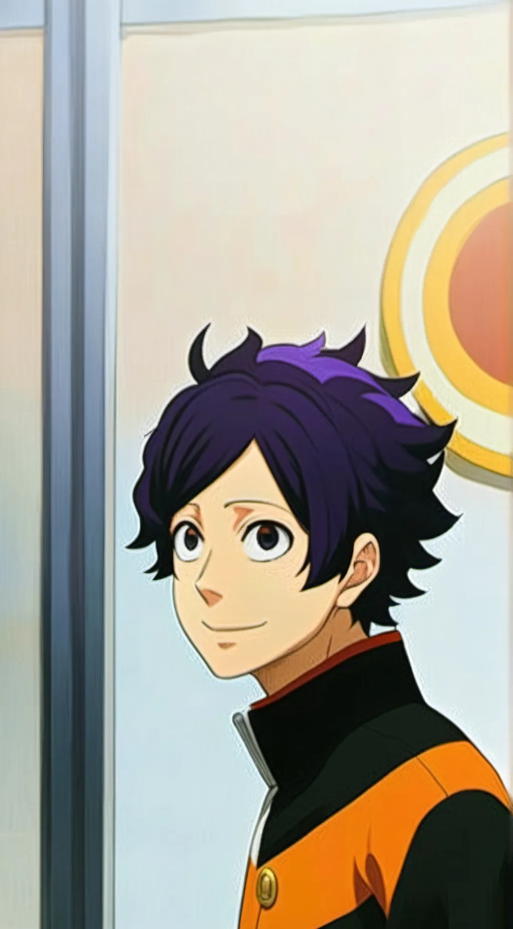 ai character: Minoru Mineta  background