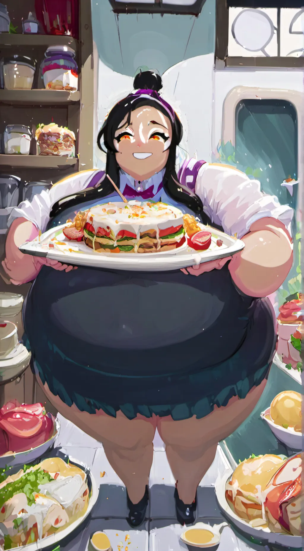 ai character: Flori background