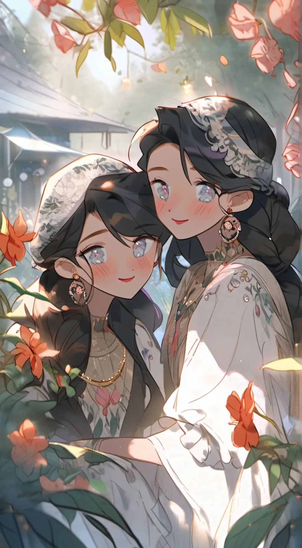 ai character: ava and ana background