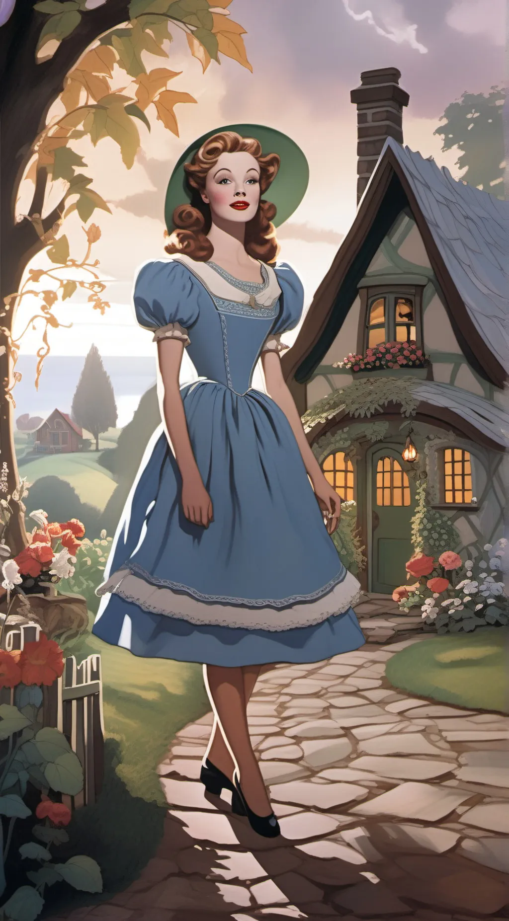 ai character: Mary  background