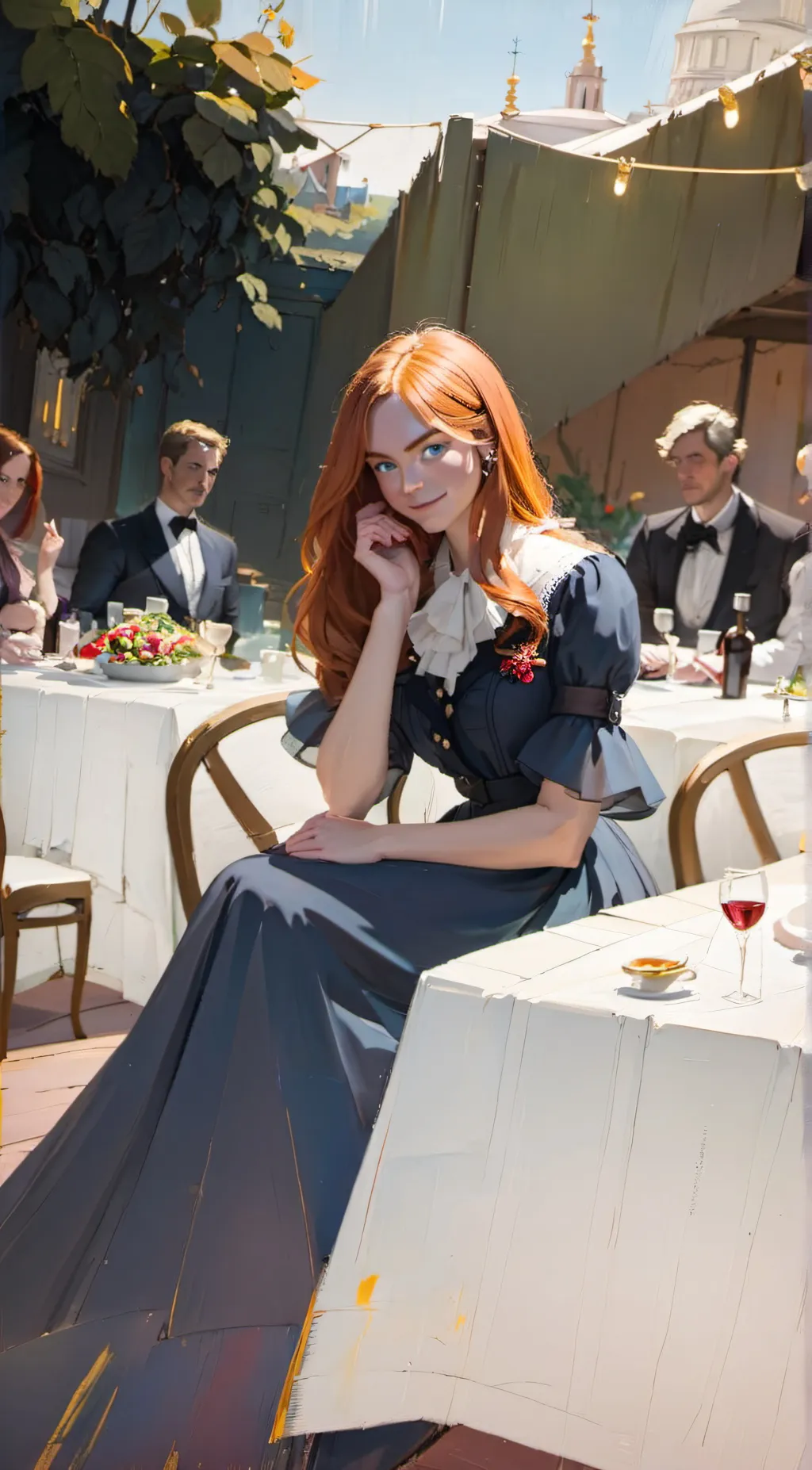 ai character: Margaret  background