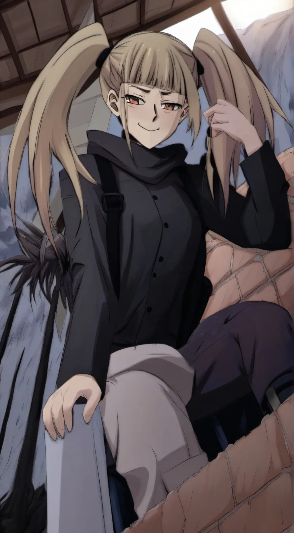 ai character: Toga  background