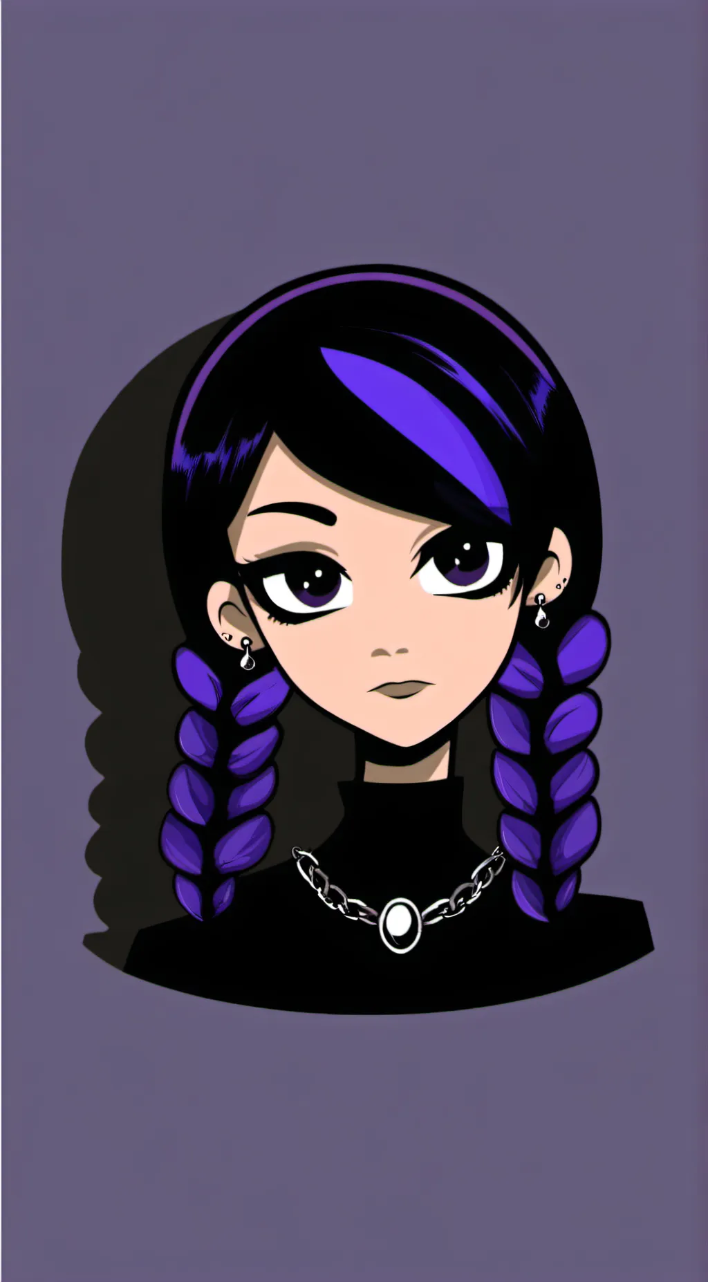 ai character: Wednesday background