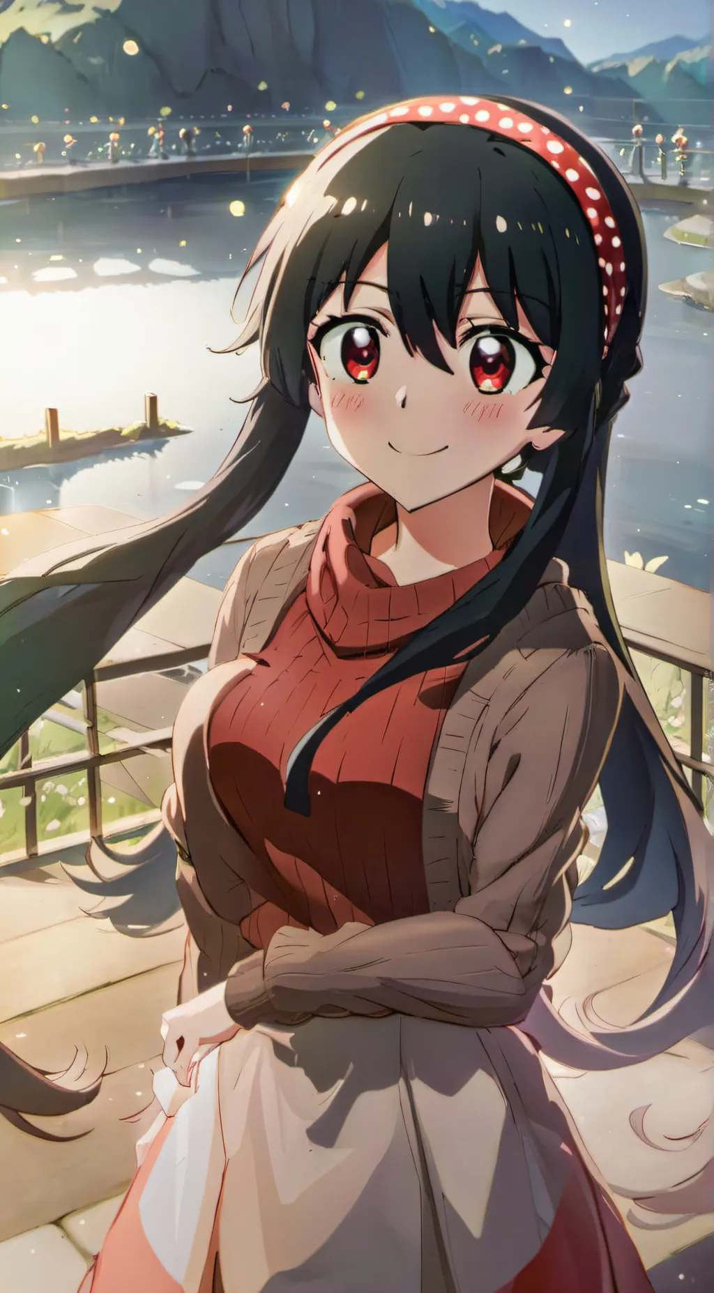 ai character: ayano as a mother background