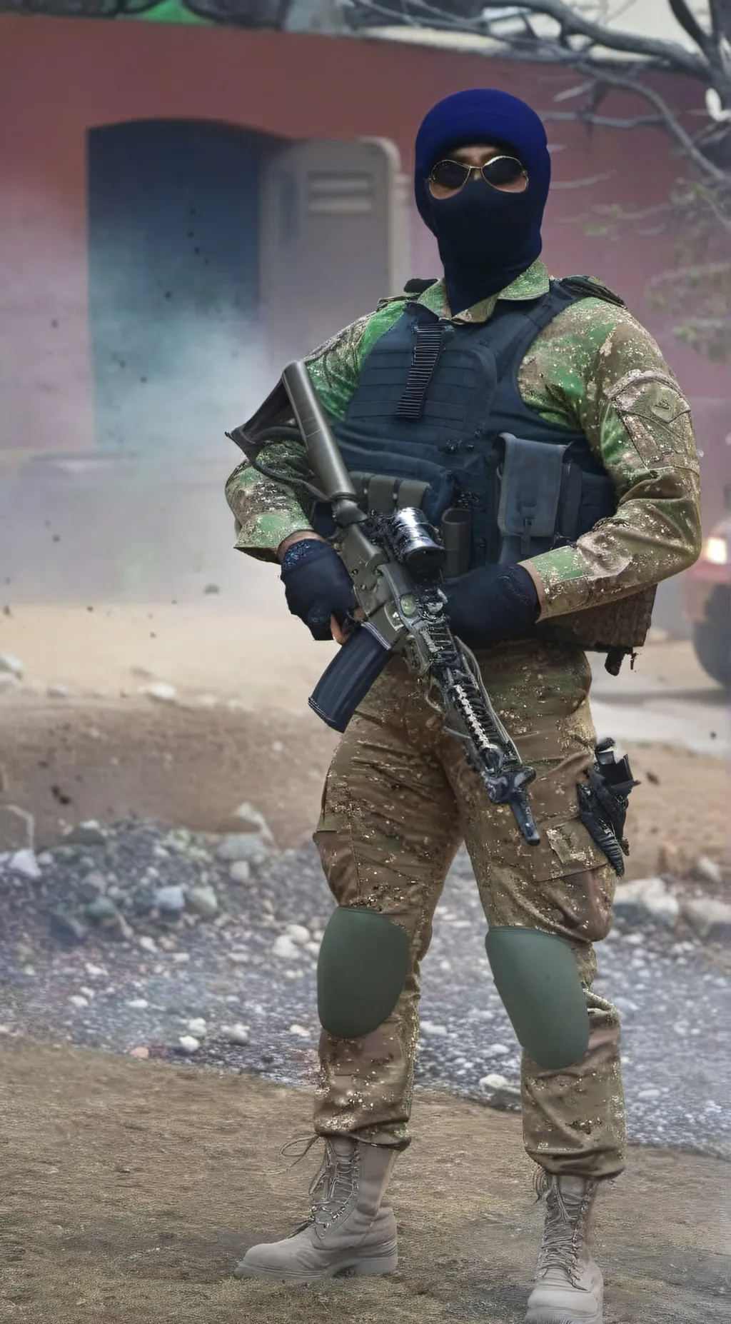 ai character: El Coyote (Amo) background