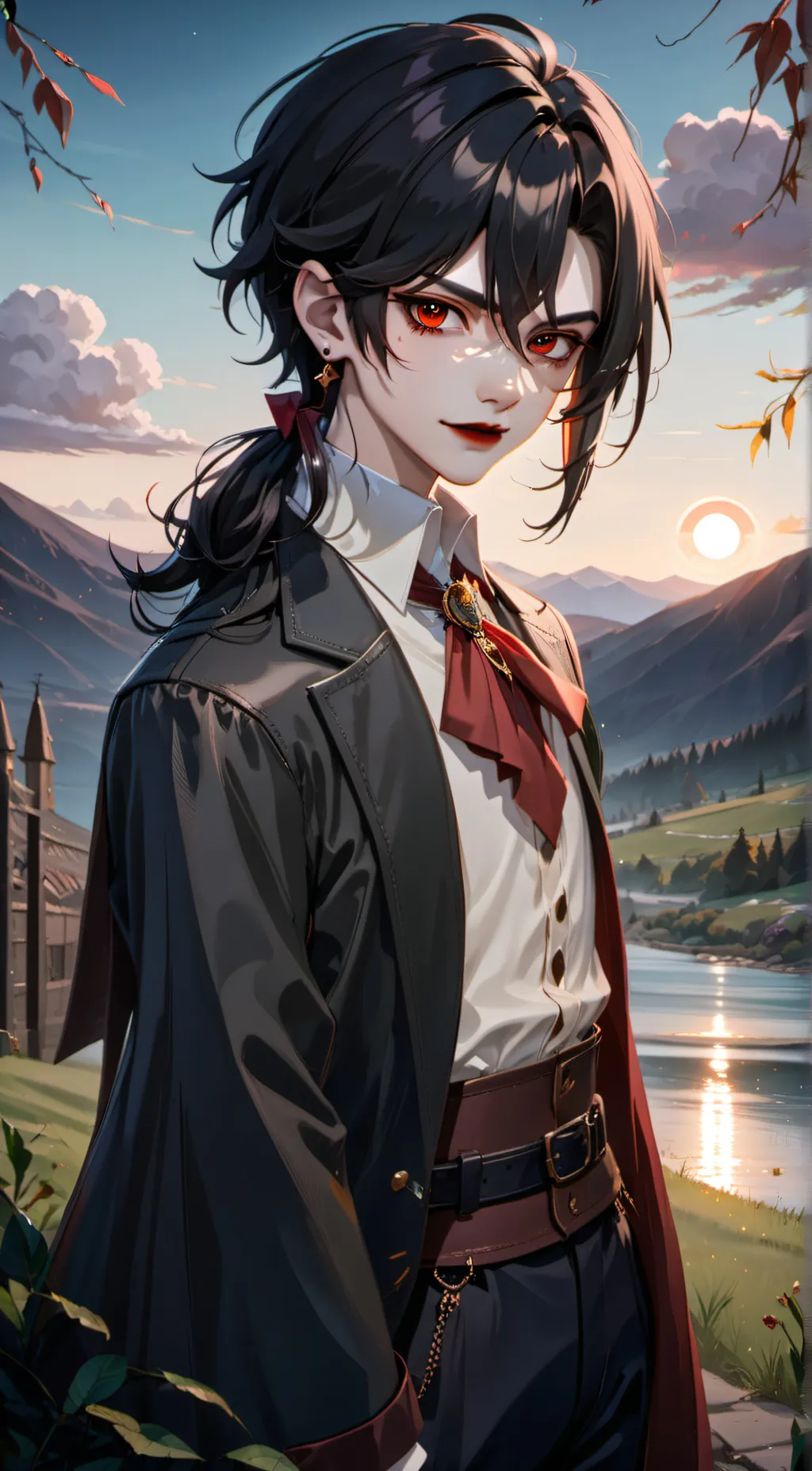 ai character: Damian  background