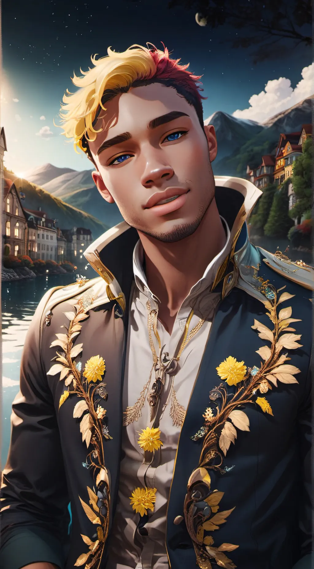 ai character: Chris  background