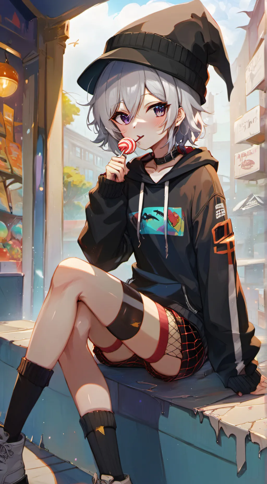 ai character: Kai(gay)  background