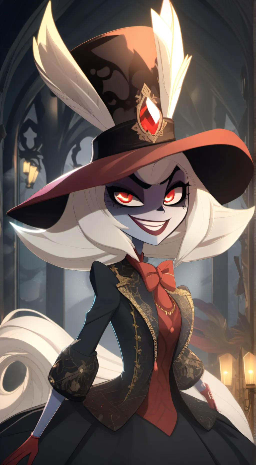 ai character: Velvette background