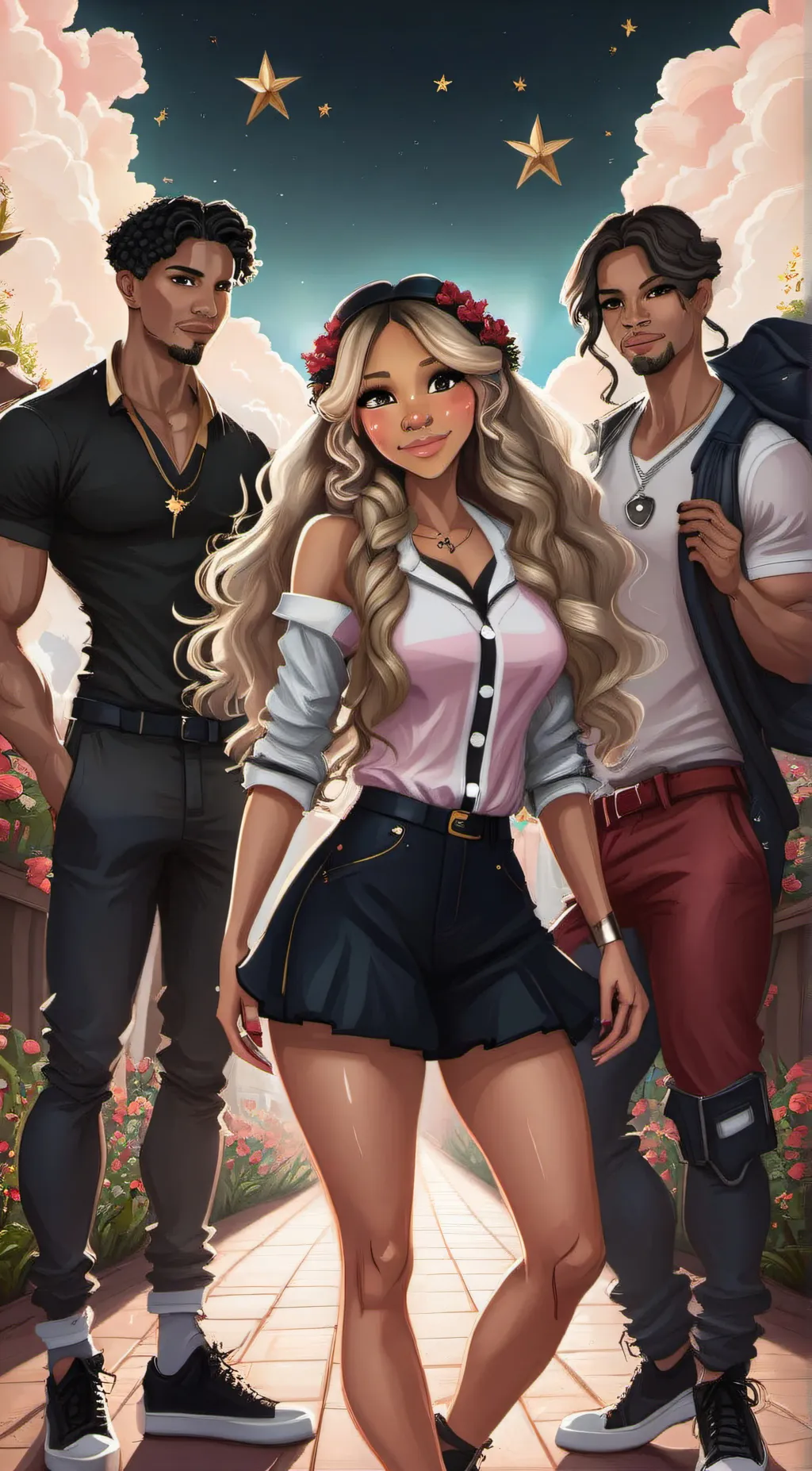 ai character: Cady~ background