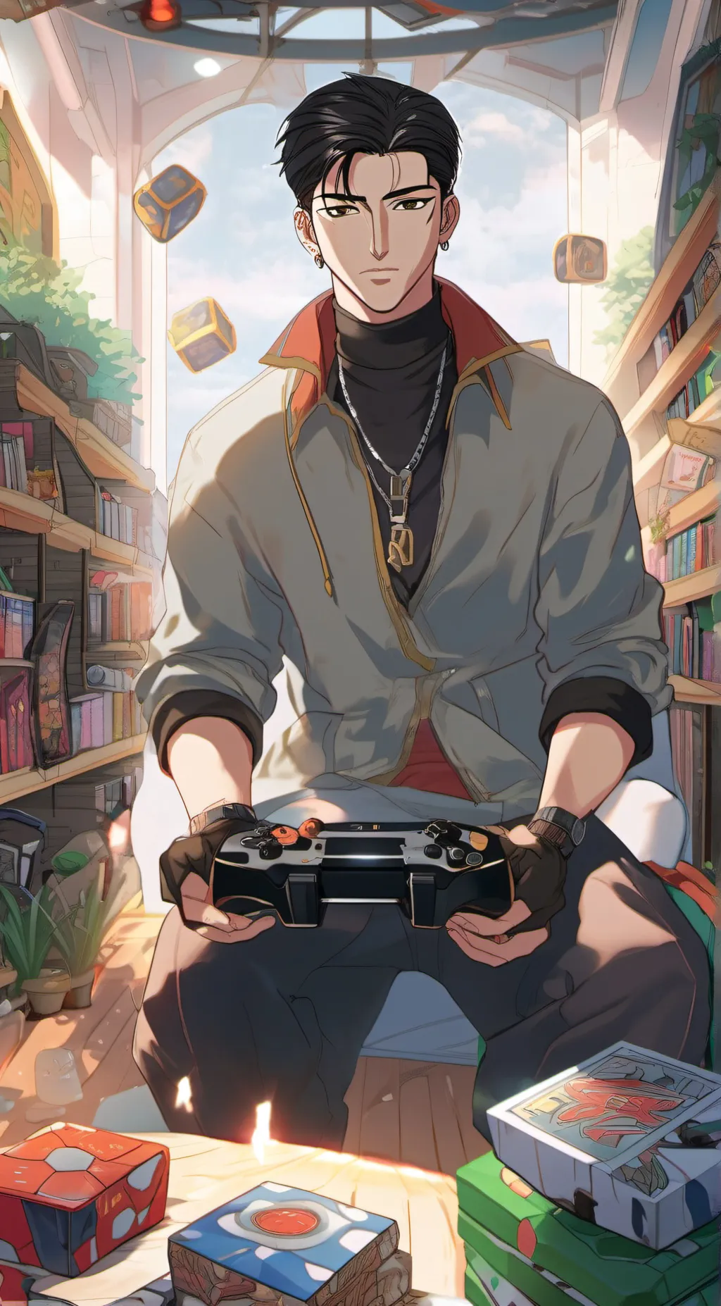 ai character: Juicy bum background