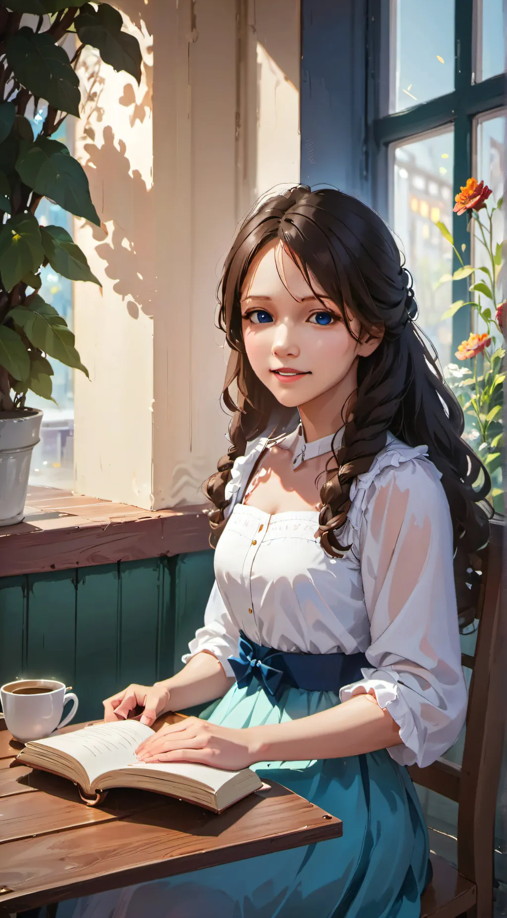 ai character: Scarlett Grace  background