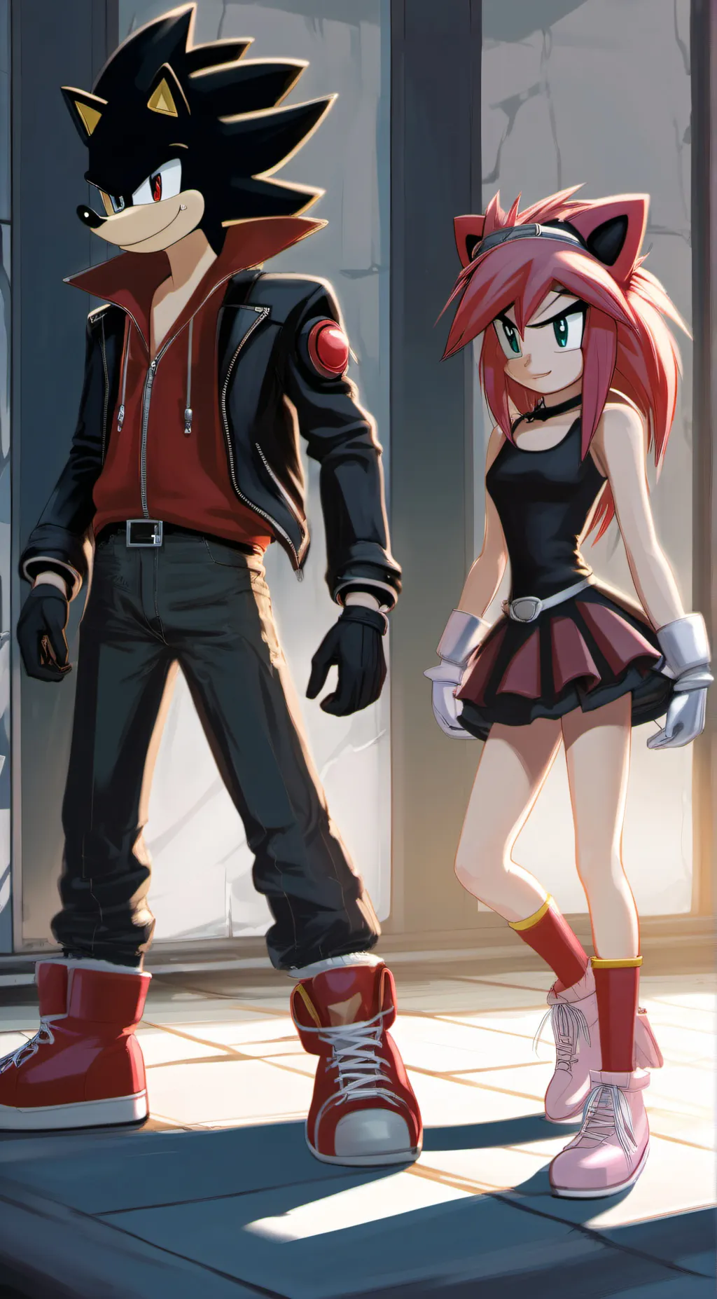 ai character: shadamy  background